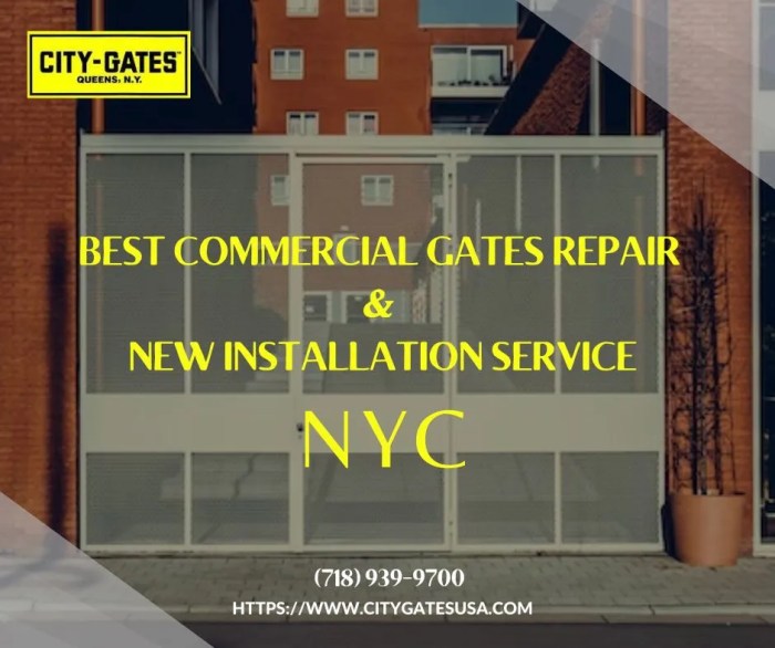 Commercial gate repair near me