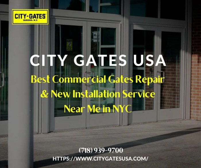 Commercial gate repair near me
