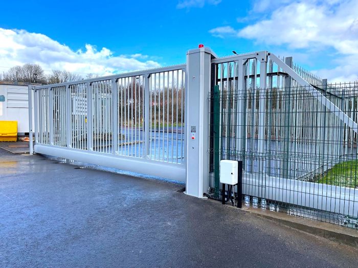 Electric security gates for business