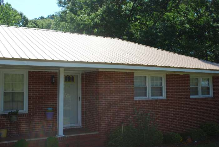 Standing seam wall panels