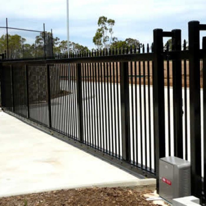 Electric security gates for business
