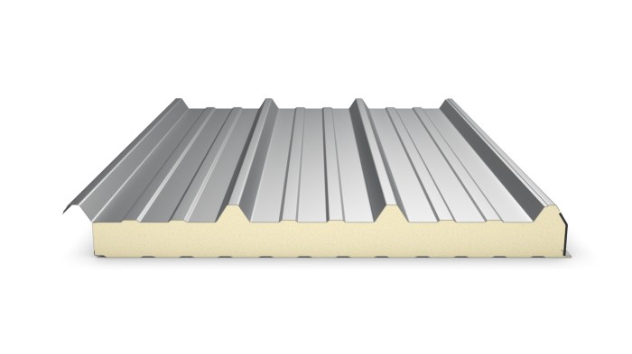 Steel insulated roof panels
