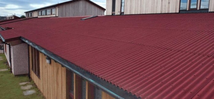 Onduline cladding