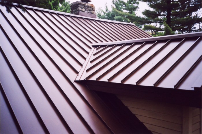 Standing seam wall panels