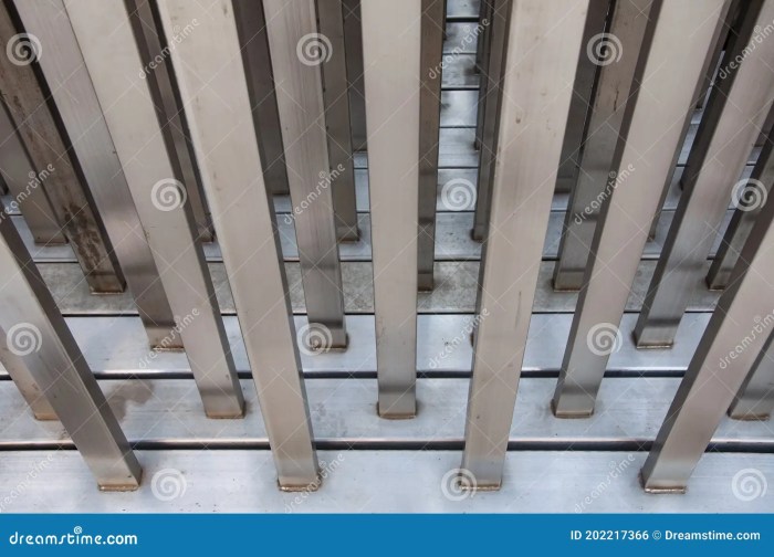 Barriers durable corrosion crowd resistance aging canada control metal payment shipping