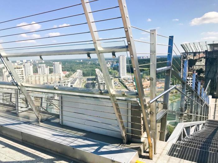 Roof railing metal safety systems